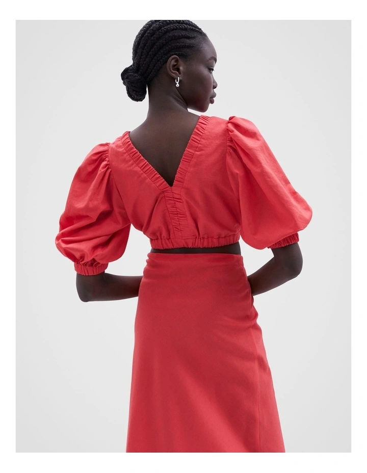 Kara Straight Tailored Pants in Brown image 7