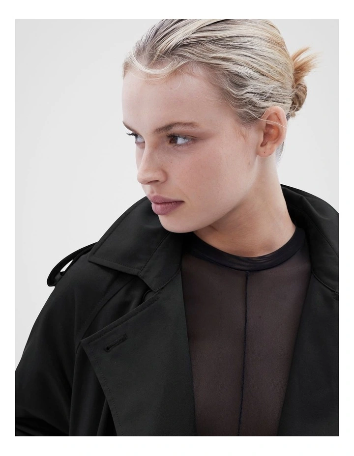 Mesh Top in Black image 4