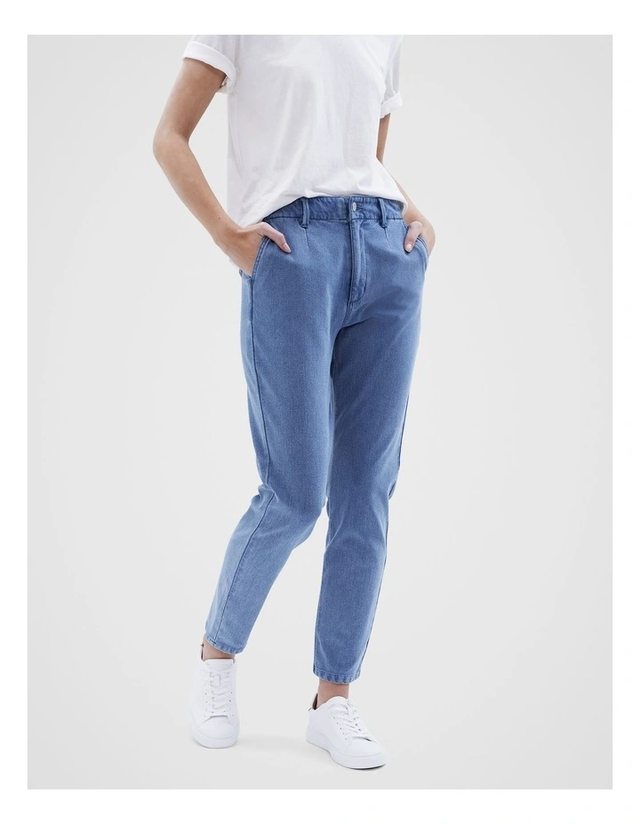 The Classic Casual Pant in Blue image 1