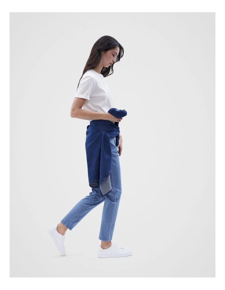 The Classic Casual Pant in Blue image 2