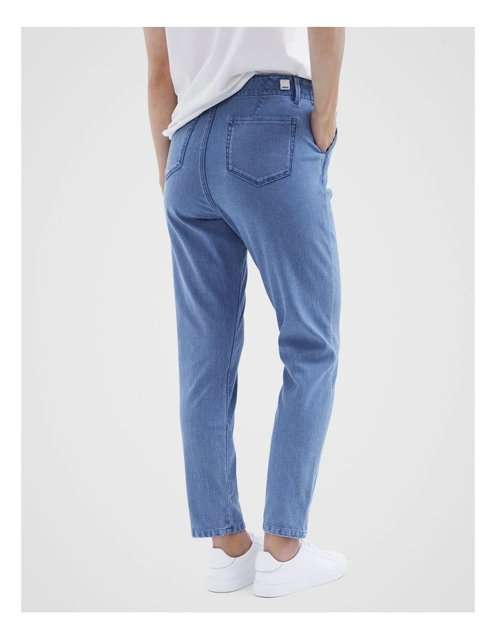The Classic Casual Pant in Blue image 3