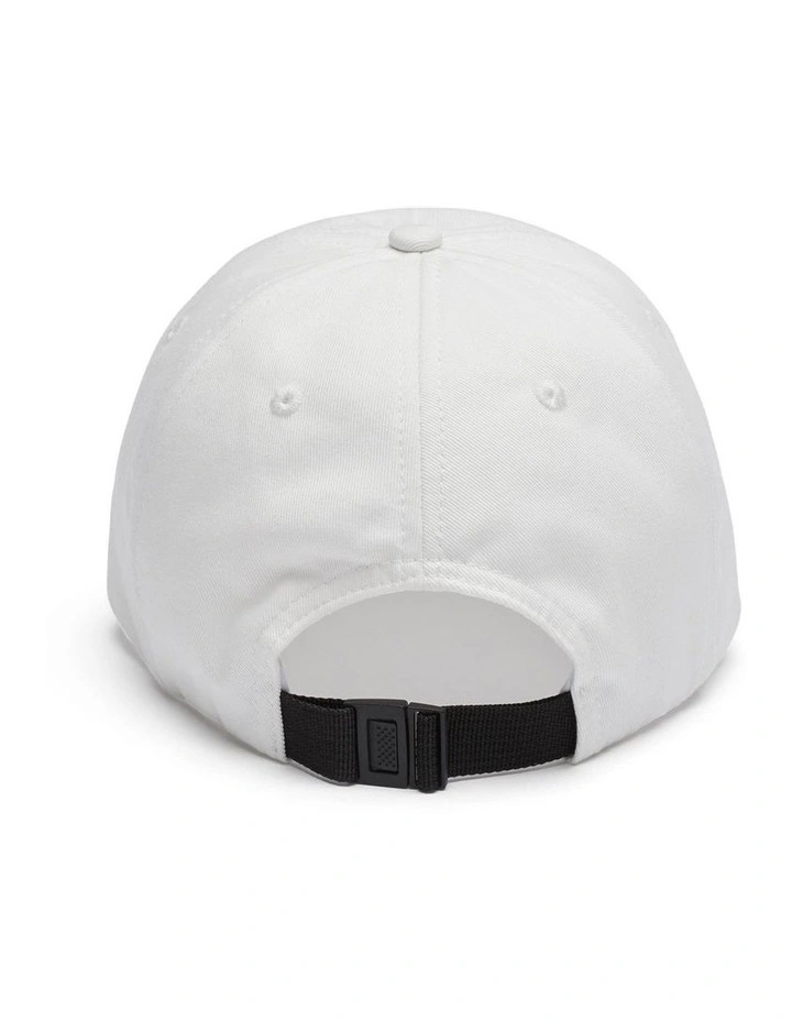 Logo Cap in White image 3