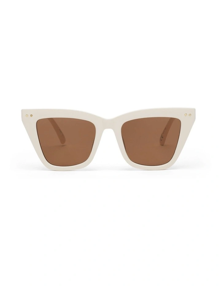 St Tropez Cat Eye Sunglasses in Ecru image 1