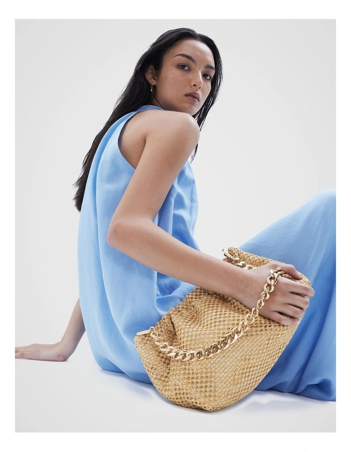 Estella Textured Clutch in Brown image 2