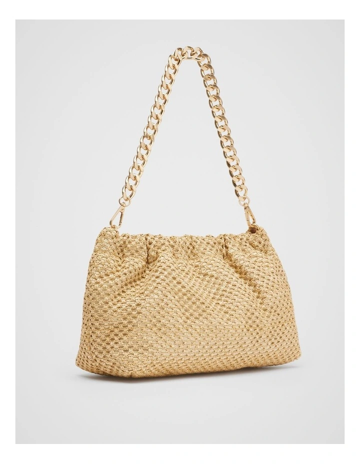Estella Textured Clutch in Brown image 3