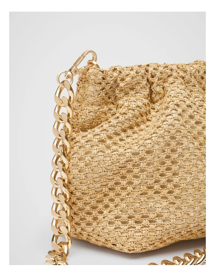Estella Textured Clutch in Brown image 5