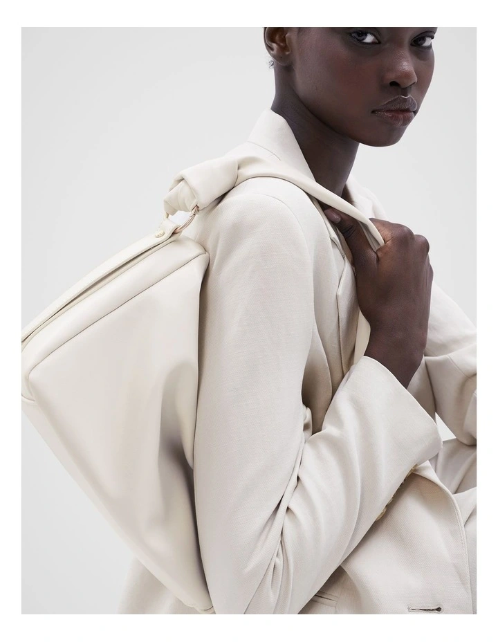 Bella Mini Hobo Bag in Ecru image 2
