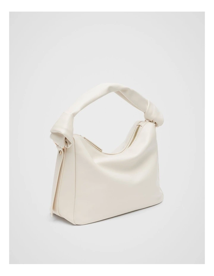 Bella Mini Hobo Bag in Ecru image 3