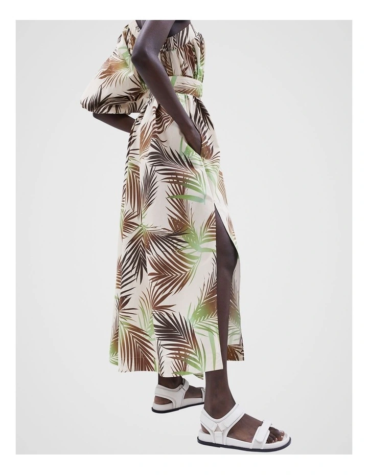 One Shoulder Midi Dress in Assorted image 4