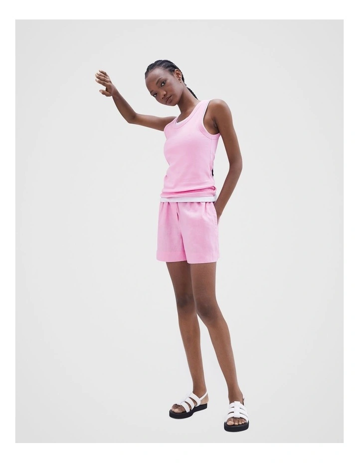 The Classic Tank in Hot Pink image 2