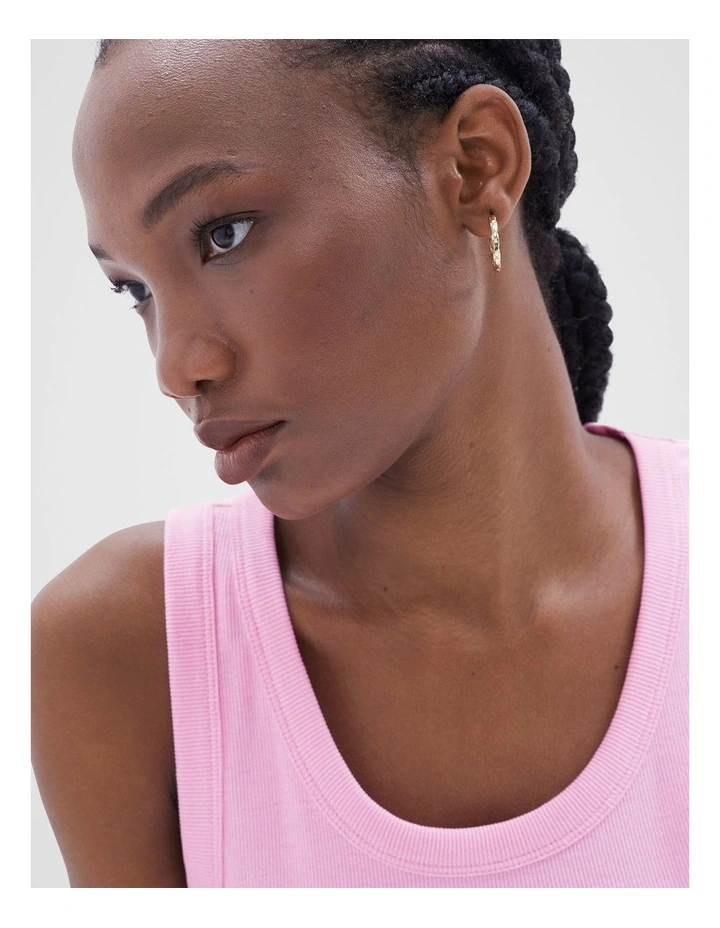 The Classic Tank in Hot Pink image 4