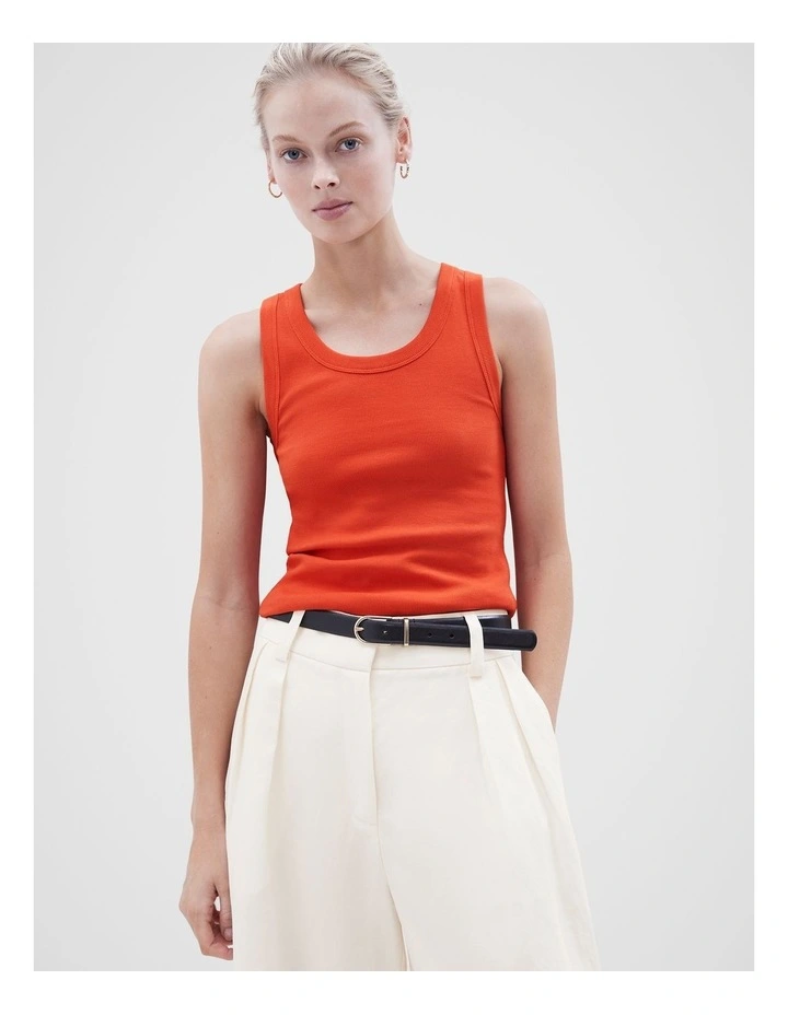 The Classic Tank in Orange image 1