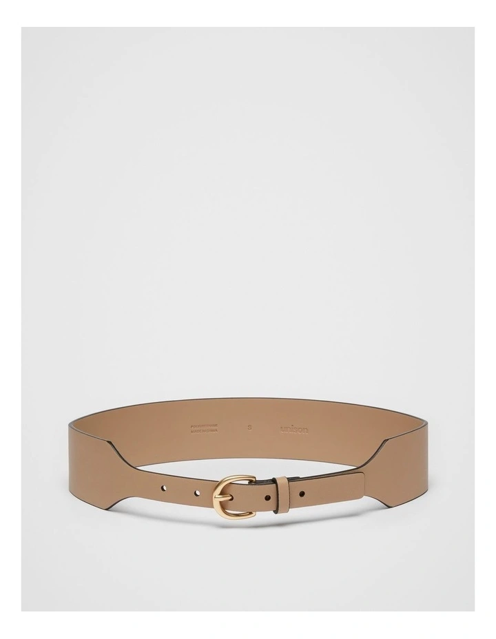 Jade Waist Belt in Brown image 1