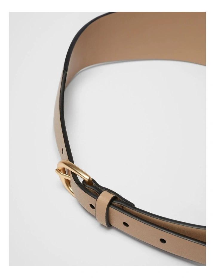 Jade Waist Belt in Brown image 3