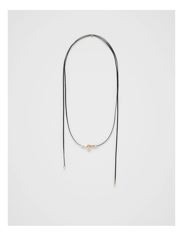 Gia Western Necklace in Black image 1