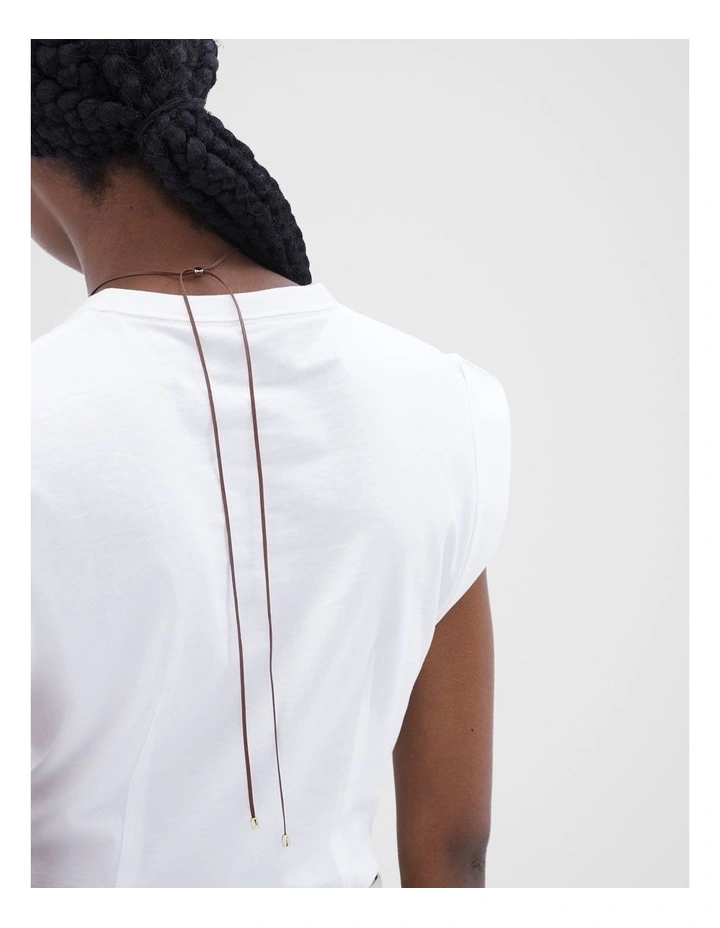 Gia Western Necklace in Chocolate image 5