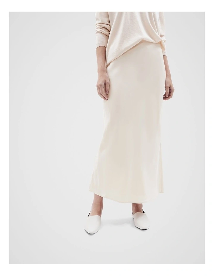Slip Skirt in Cream image 1