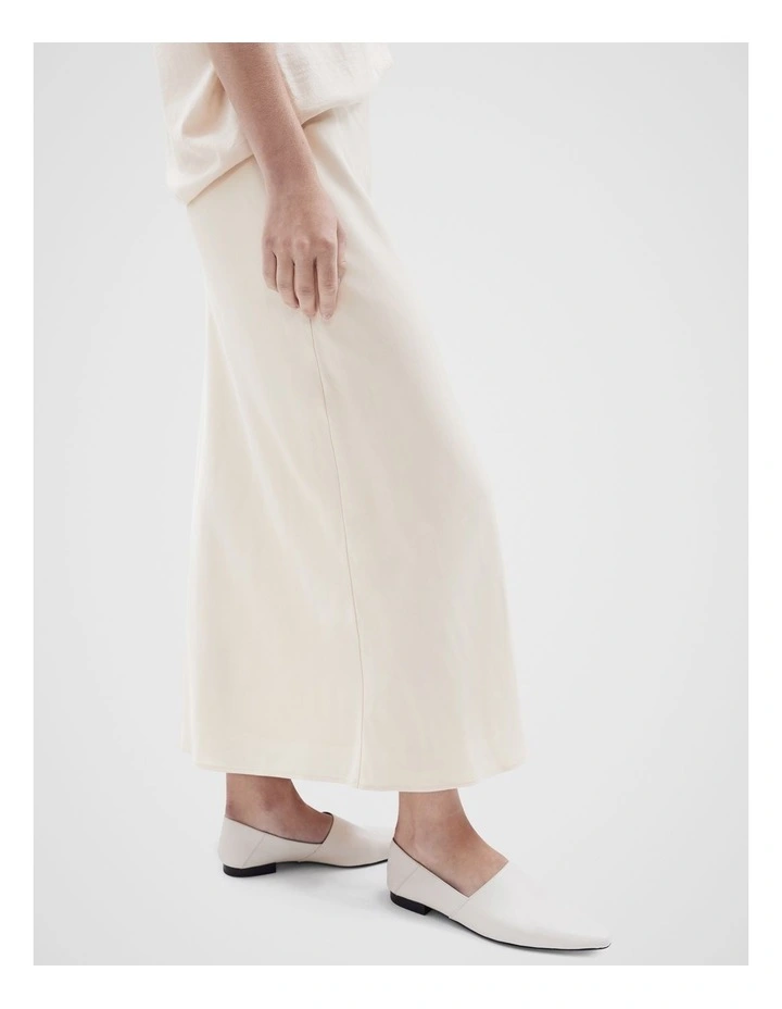 Unison Slip Skirt In Cream MYER
