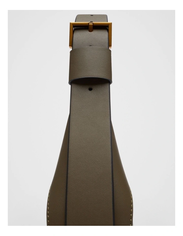 Lafayette Hobo Bag in Khaki image 3