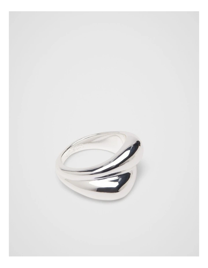 Organic Wrap Ring in Silver image 1