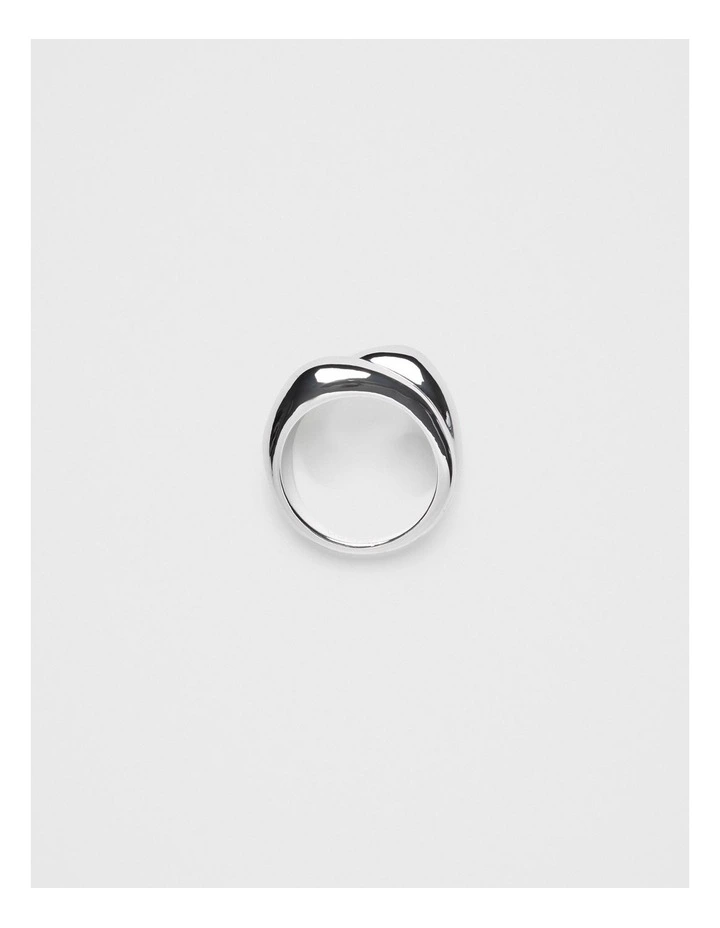 Organic Wrap Ring in Silver image 5