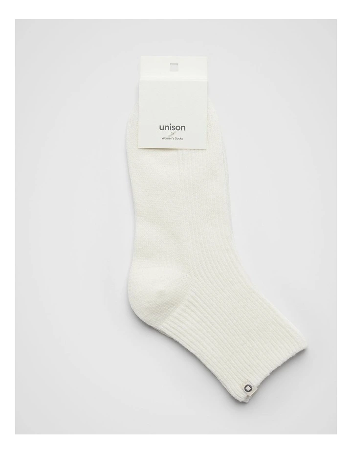 Lofty Lounge Socks in Cream image 1