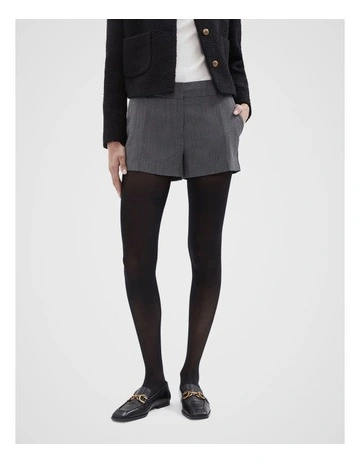 Tailored Shorts in Charcoal