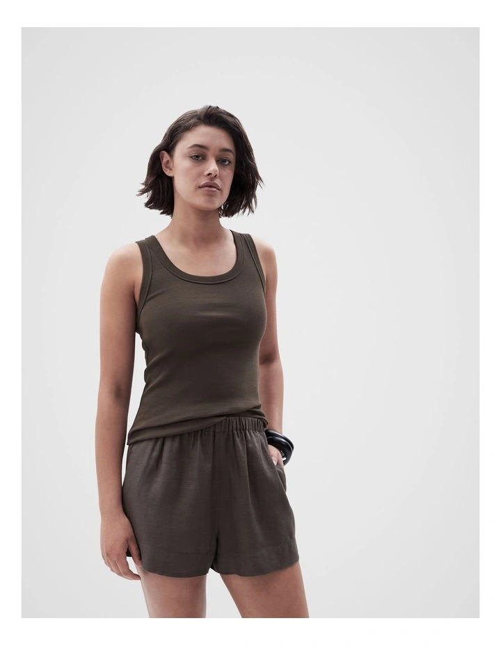 The Classic Tank in Brown image 1