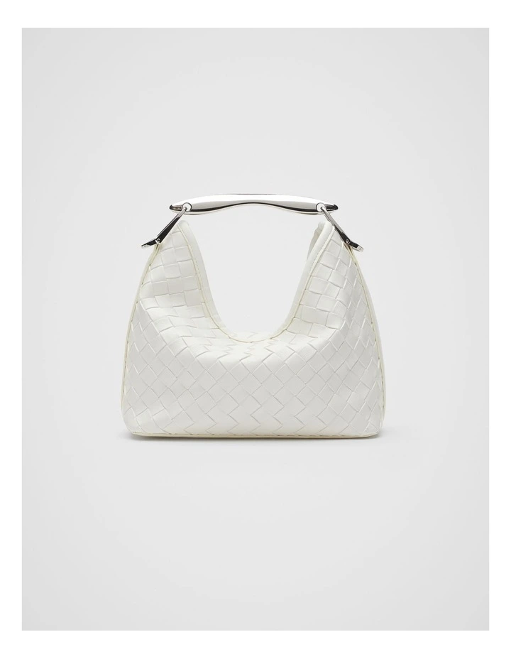 Dover Woven Hobo in Cream image 1