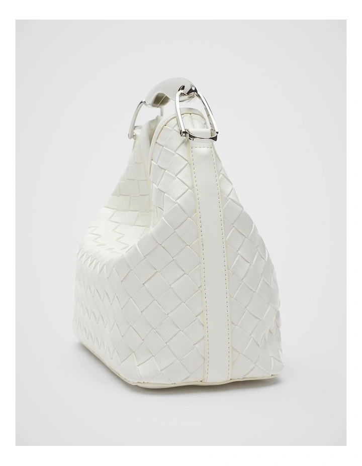 Dover Woven Hobo in Cream image 3