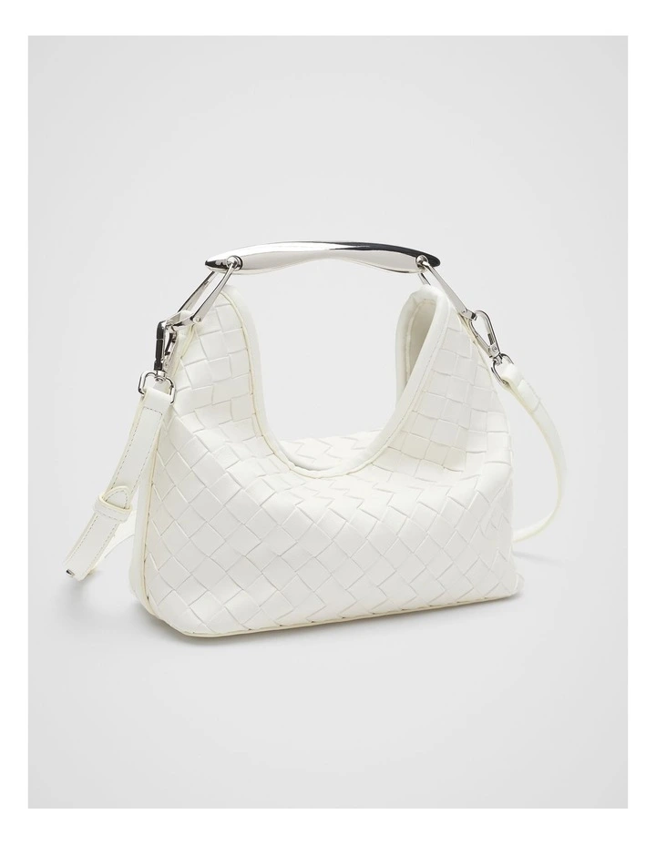 Dover Woven Hobo in Cream image 4