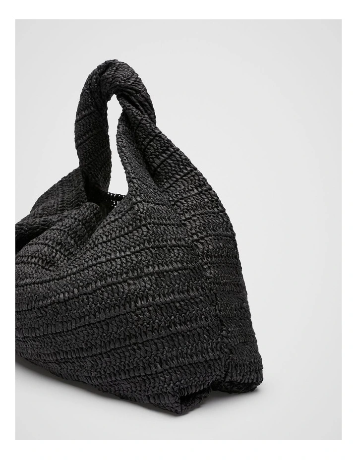 Sorrento Textured Hobo in Black image 3