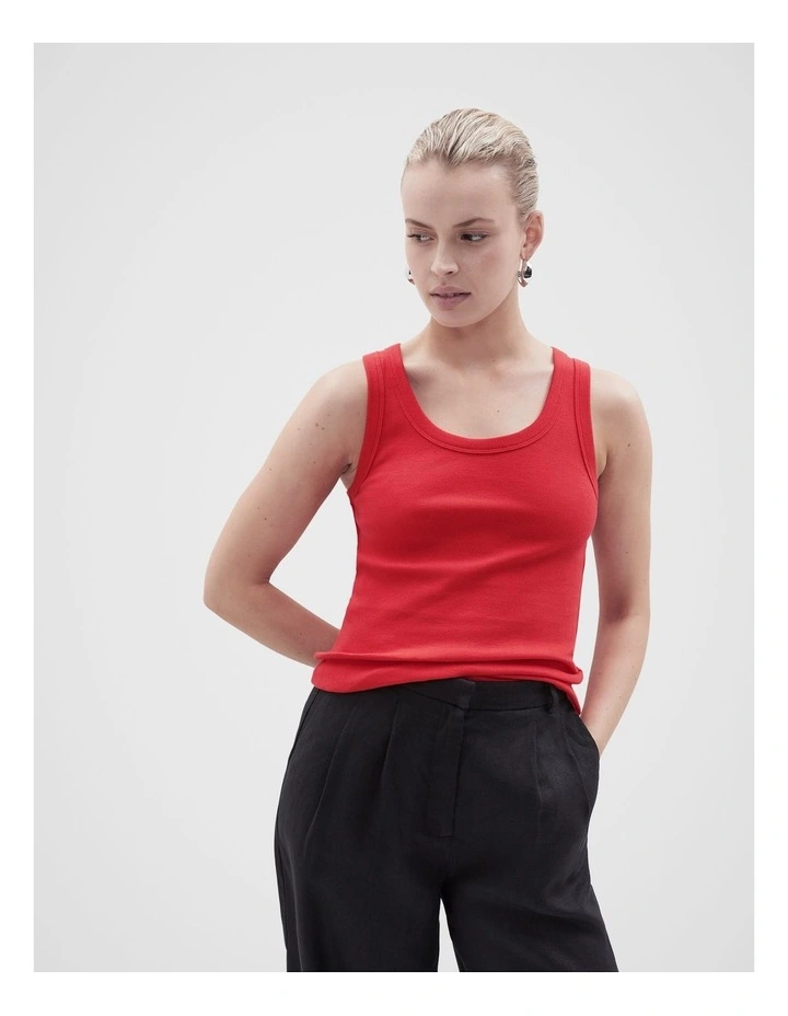 The Classic Tank in Red image 1
