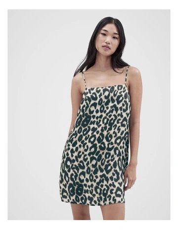 Leopard Shift Dress in Multi