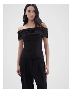 Off Shoulder Top in Black