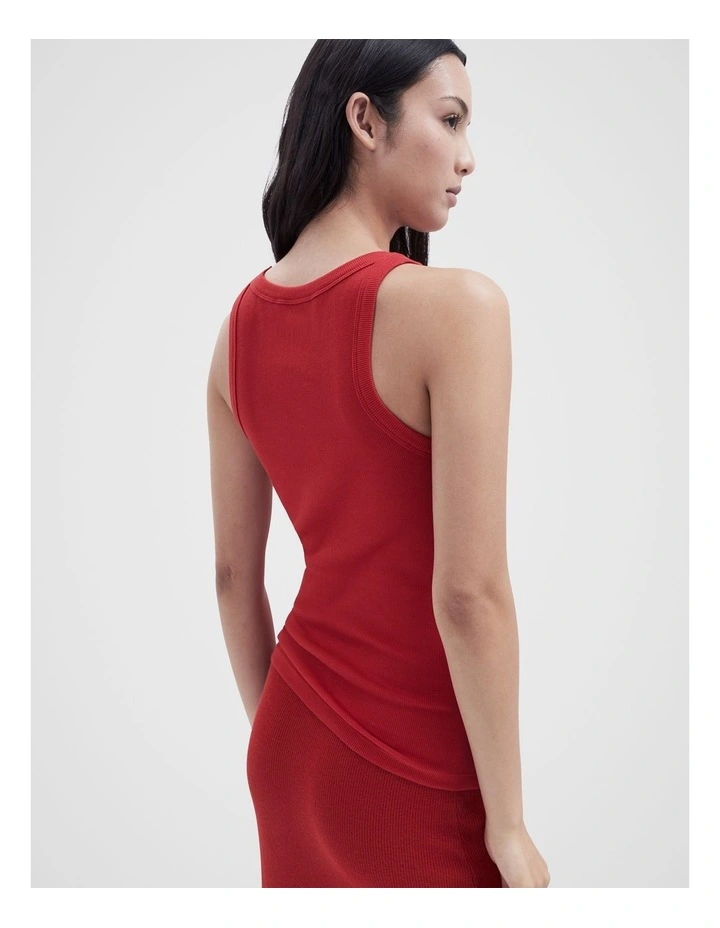 The Classic Tank in Red image 2