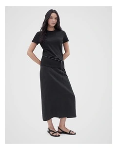 Column Skirt in Black