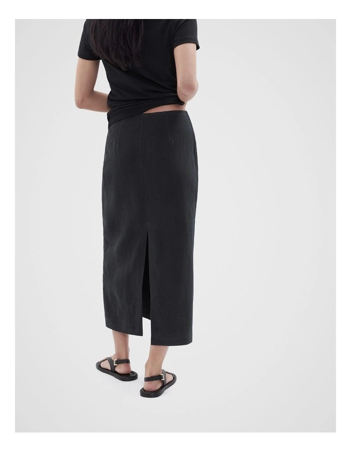 Column Skirt in Black image 4