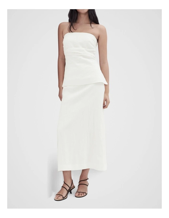 Column Skirt in White image 1
