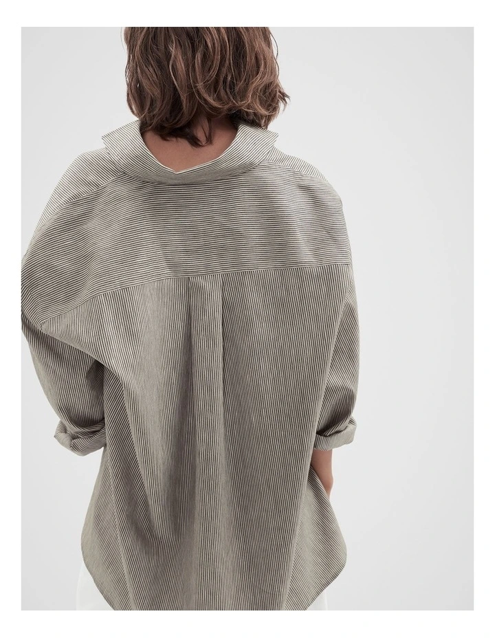 Stripe Oversized Shirt image 2