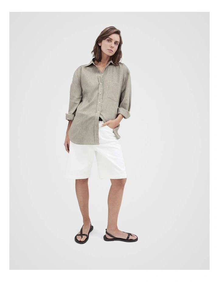 Stripe Oversized Shirt image 3