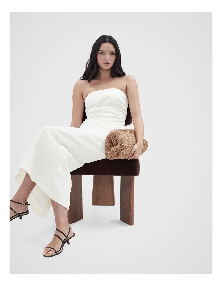 Strapless Top in White image 3