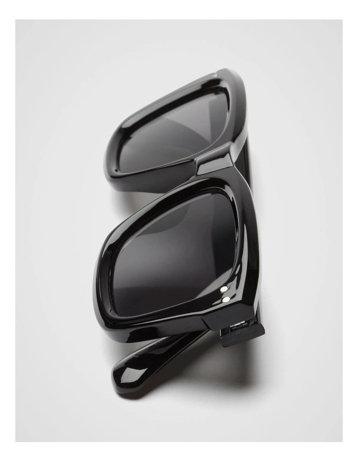 Reid Sunglasses in Black image 3