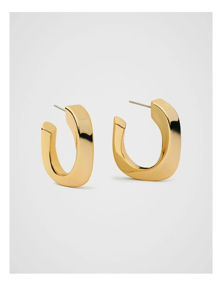Allie Hoops in Gold image 2