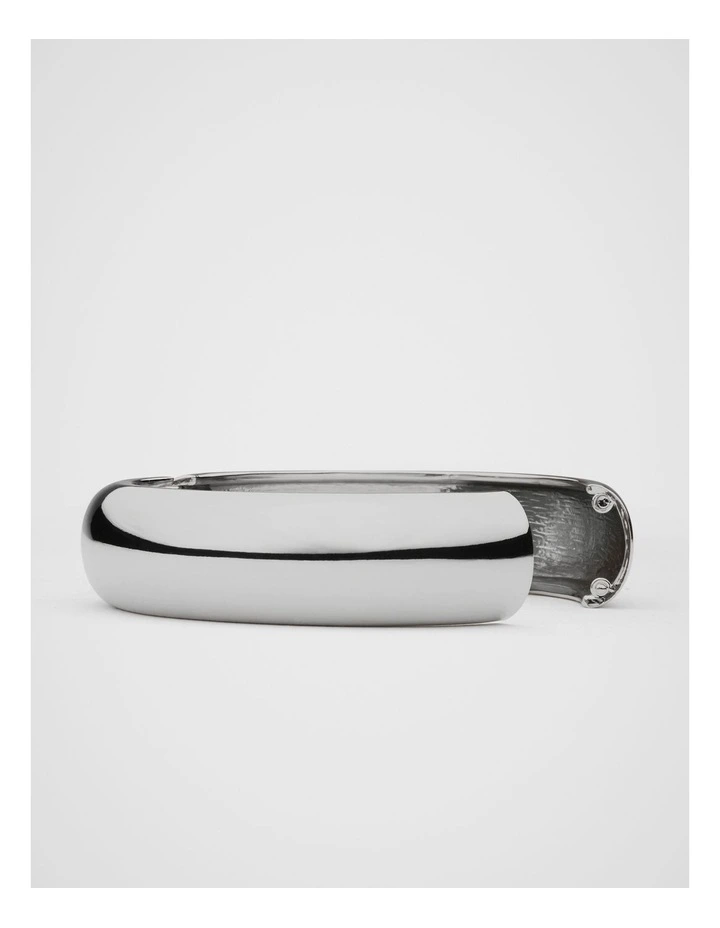 Alice Medium Bangle in Silver image 2