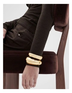 Alice Large Bangle in Gold