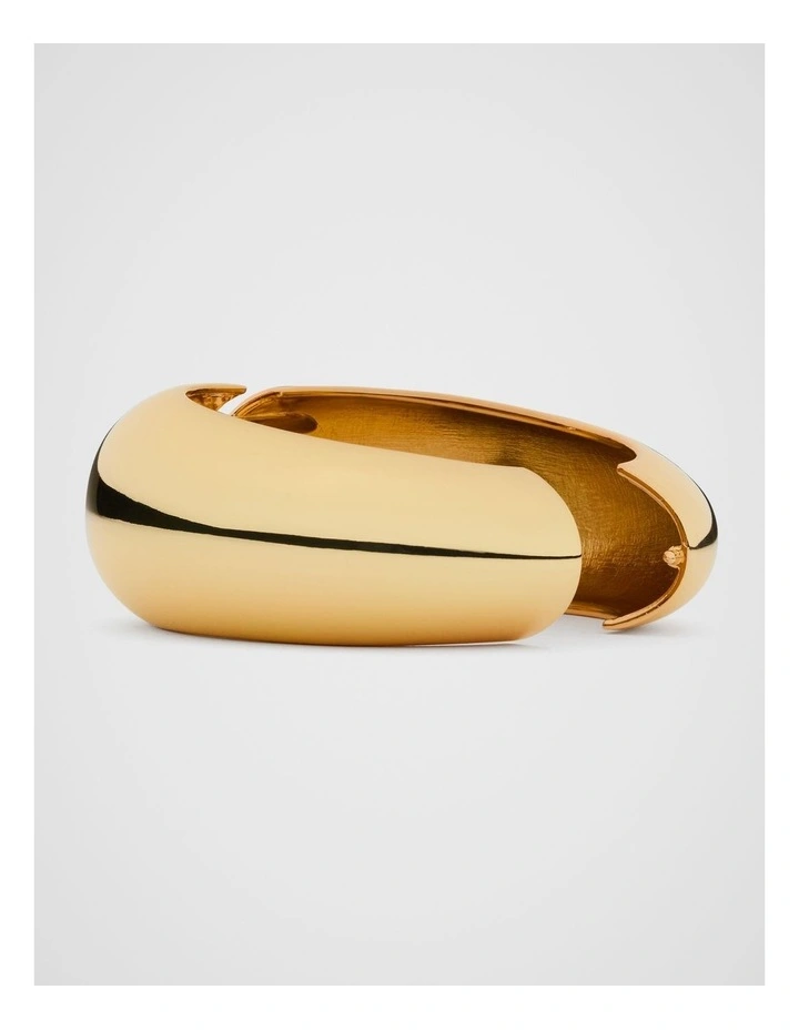 Alice Large Bangle in Gold image 2