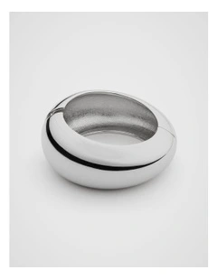 Alice Large Bangle in Silver
