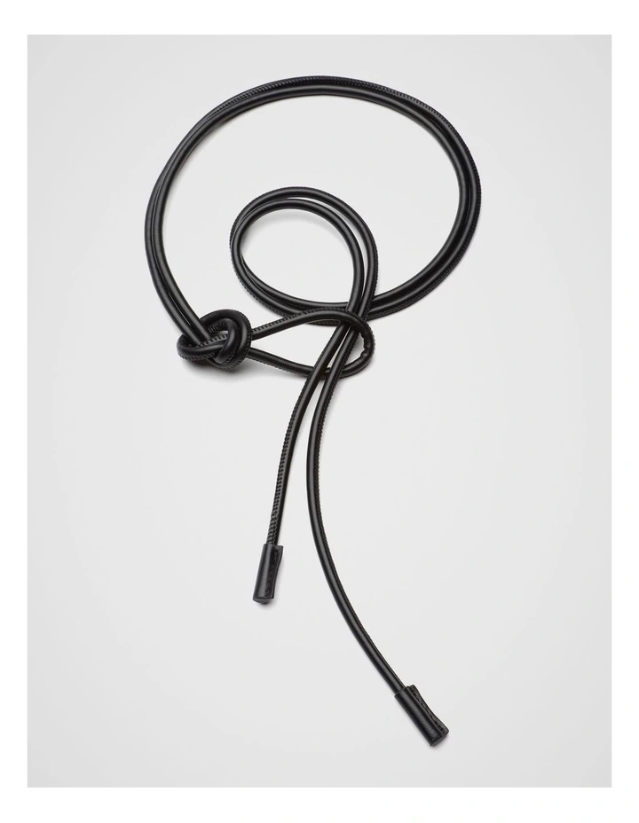 Clare Wrap Belt in Black image 1