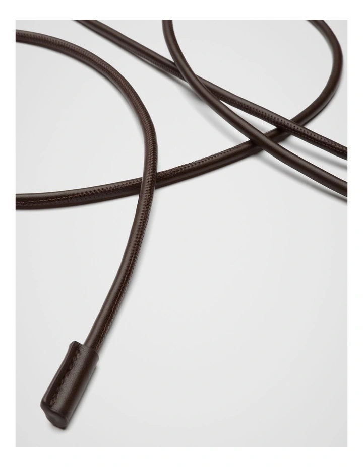Clare Wrap Belt in Brown image 3